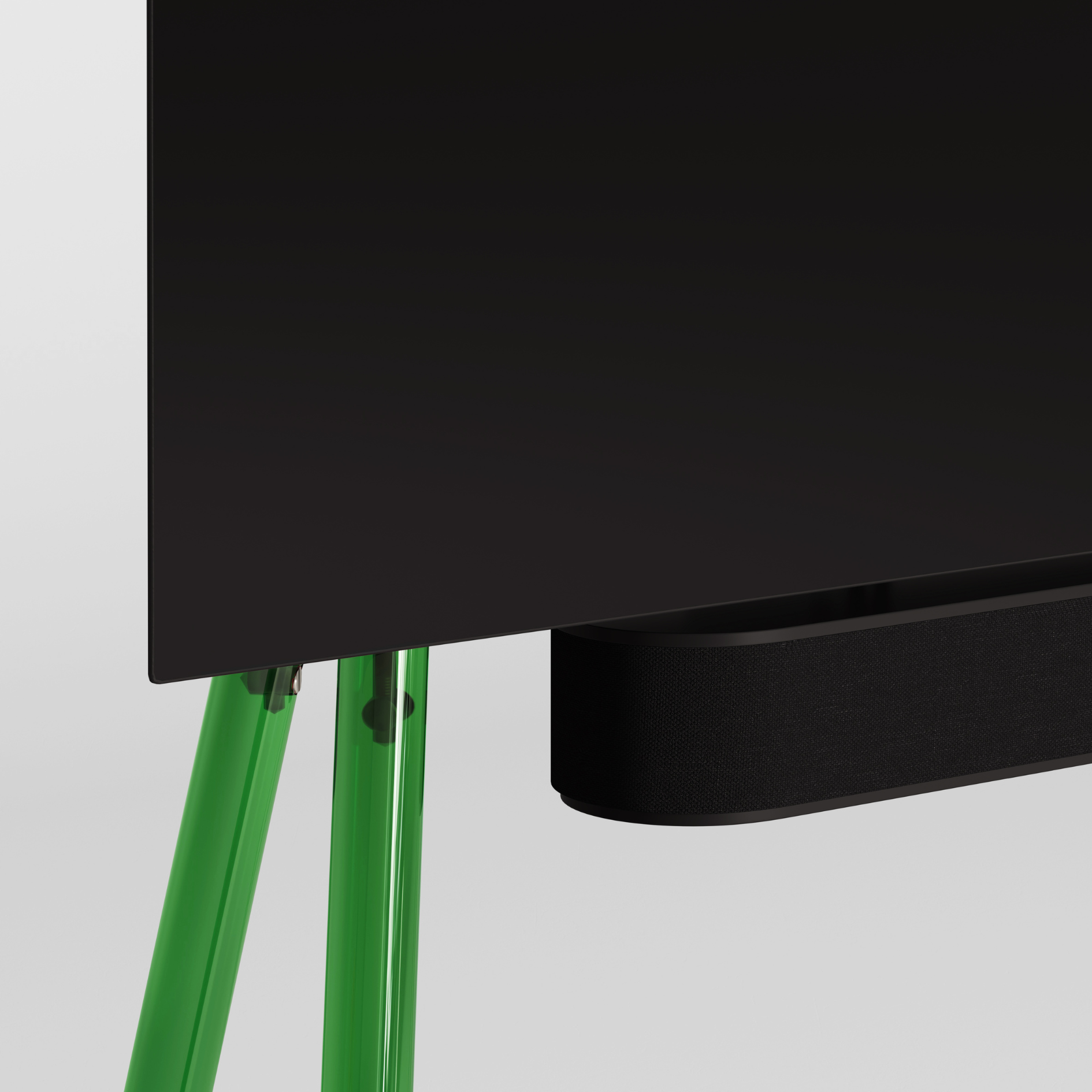 JALG TV-Stand Acrylic / Green 42" - 55"